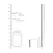 Triune Ribbed Urethral Sound Hollow Metal Plug 10 mm Anatomical Design
