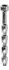 Triune Ribbed Hollow Sounding Rod 6 mm - Stainless Steel, Ribbed Design
