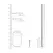 Triune Ribbed Hollow Sounding Rod 6 mm - Stainless Steel, Ribbed Design