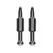 ToyJoy Magnetic Nipple Accessory Diamond Pin Aluminum Silver 2pcs