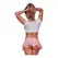 Magic Silk Campus Crush Two-Piece Outfit with Cropped Top & Mini Skirt
