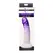 XR Brands Real Swirl Silicone Model - Swirled Multi-Color, Suction Cup Base