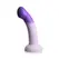 XR Brands G-Swirl Silicone Model Purple-White, Strap-On Compatible, Suction Cup