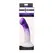 XR Brands G-Swirl Silicone Model Purple-White, Strap-On Compatible, Suction Cup