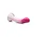 Blush Novelties G-Swirl Silicone Model with Suction Cup, Purple-White