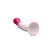 Blush Novelties G-Swirl Silicone Model with Suction Cup, Purple-White