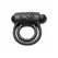 Bang! Silicone Intimate Ring with Dual Loops & Remote Vibration Black