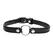 Master Series Slim Leather Collar with Nickel-Free O-Ring, Adjustable Fit