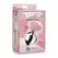 Master Series Rose Quartz Heart Medium Plug - Aluminum & Gemstone Pink