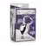 XR Brands Amethyst Heart Medium Intimate Plug - Aluminum & Gemstone