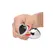 XR Brands Amethyst Heart Medium Intimate Plug - Aluminum & Gemstone