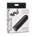 XR Brands Mega Silicone Vibe 3-Speed Compact Intimate Device Black