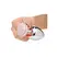 XR Brands Rose Quartz Gem Intimate Plug Large - Pink & Metal