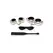Kink Glow in the Dark Hog Tie Set - White & Gold Restraint Kit