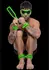 Kink Glow in the Dark Hog Tie Set - White & Gold Restraint Kit