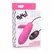 XR Brands Vibrating Silicone Bullet 7-Mode Rechargeable Black