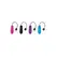 XR Brands Pulsating Rechargeable Silicone Bullet Intimate Device Pink