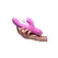 5 Star Silicone Rabbit Model - Dual Motor, Pulsating & Vibrating, Pink