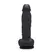 SI Novelties SU Black Silicone Model with Base and Contoured Form