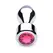XR Brands Weighted Aluminum Plug Large Pink Gemstone Base