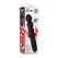 XR Brands The Groove Silicone Massager with Ergonomic Handle Black