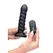 XR Brands Supple Swirl Silicone Intimate Device w/Remote, Purple