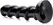 Mighty Screw Intimna Mašina 25 cm Crna Bez Ftalata PVC