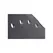 Master Series Rounded Paddle PU Leather Black 40cm with Airflow Holes