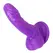 XR Brands 3-Inch Silicone Intimate Device with Suction Cup Purple