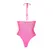 Shots Neon Halter Neck UV-Activated Bodysuit Neon Pink, Size XS/XL