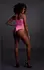 NEON Body Halter Vrat UV-Aktivirano Donje Rublje Neon Roze Veličina XS-XL
