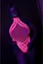 NEON Body Halter Vrat UV-Aktivirano Donje Rublje Neon Roze Veličina XS-XL