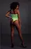 Neon Lingerie Bodysuit od Shots - Halter Vrat, UV Reaktivan, Neon Zelen