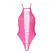 Neon High-Cut Bodysuit od Shots - UV Reaktivan, Rastegljiv, Neon Roze/Zelen
