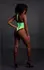 NEON High-Cut UV-Aktivirani Bodysuit, Neon Roze, Fleksibilan Kroj