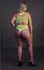 OUCH! Neon Body sa Grčkim Dekoltom UV Reaktivan - Neon Roze, Veličina XS/XL