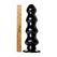 Master Series Four Stage Rocket intimni model crni 32cm PVC