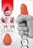 Gvibe Gegg Red crveno fleksibilno TPE intimno jaje sa 3D teksturom