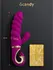 Gvibe Gcandy Sweet Raspberry Dual-Action Intimate Device, Bioskin, Pink