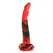 XR Brands King Cobra Silicone Intimate Device 36cm Red/Black Suction Base