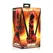 Demon Rising Scaly Dragon Intimate Silicone Model Red/Black Large