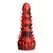 Demon Rising Scaly Dragon Intimate Silicone Model Red/Black Large