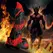 XR Brands Fire Demon silikonski fantazijski model crveno/crni, veliki