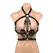 XR Brands Female Body Harness 2XL/3XL Black Vegan Leather Adjustable