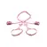Sportsheets Body Harness with Decorative Bows XL/2XL Pink Vegan Leather