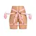 Sportsheets Body Harness with Decorative Bows XL/2XL Pink Vegan Leather