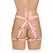 Sportsheets Body Harness with Decorative Bows XL/2XL Pink Vegan Leather