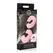 Cuffed in Fur roze podesive krzneno lisice sa metalnim jezgrom