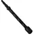 Master Series kratki riding crop sa kožanim vrhom, 44,5 cm, crni