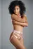 Leg Avenue Ava Strap Design Open Panties Adjustable One Size Black